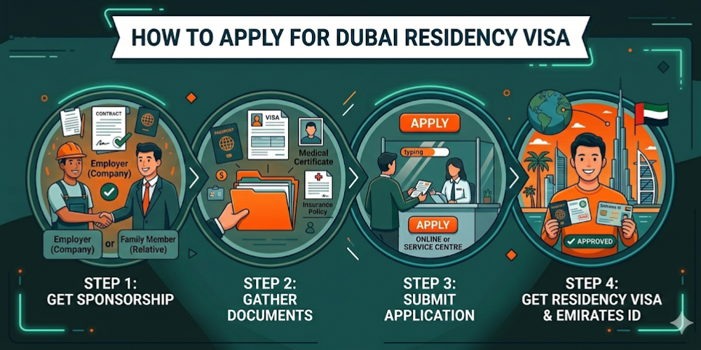 How to Apply for Dubai Residency Visa