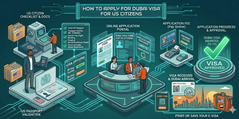 How to Apply for Dubai Visa for US Citizens